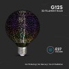 BEC LED G125 E27 3W CU FILAMENT 3000K ALB CALD MODEL 3D BEC LED G125 E27 3W CU FILAMENT 3000K ALB CALD MODEL 3D