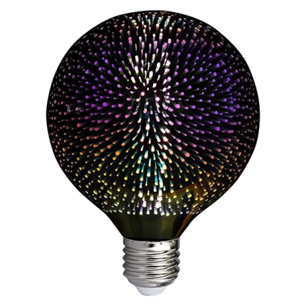 BEC LED G125 E27 3W CU FILAMENT 3000K ALB CALD MODEL 3D BEC LED G125 E27 3W CU FILAMENT 3000K ALB CALD MODEL 3D