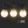 GHIRLANDA LED 5M 10 BECURI  0.4W / BEC 3000K