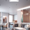 Aplica led patrata 40w dimabil 3in1 - iluminat durabil și modern