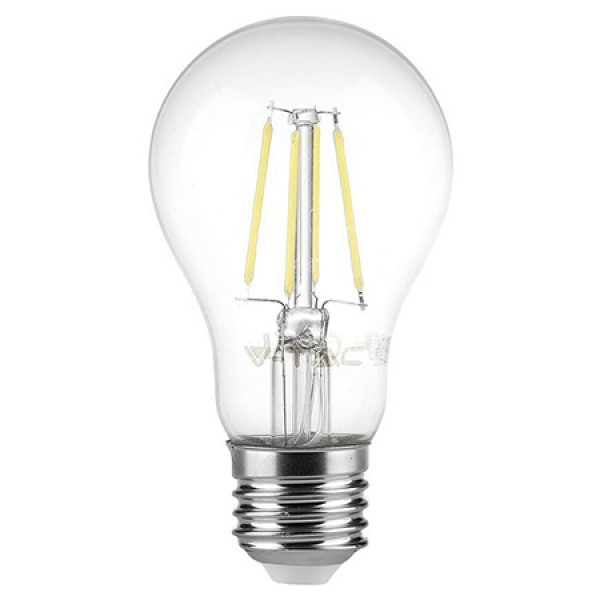 BEC E27 A60 CU FILAMENT LED 6W 4000K ALB NEUTRU