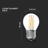 BEC E27 G45 CU FILAMENT LED 4W 3000K BEC E27 G45 CU FILAMENT LED 4W 3000K