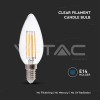 BEC LED E14 4W CU FILAMENT 6500K