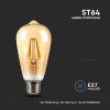 BEC LED ST64 E27 8W CU FILAMENT 2200K ALB CALD MODEL EDISON