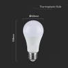 BEC LED A65 E27 17W 3000K ALB CALD
