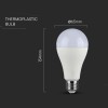 BEC LED A65 E27 17W 4000K ALB NEUTRU BEC LED A65 E27 17W 4000K ALB NEUTRU