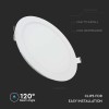 PANOU LED ROTUND INCORPORABIL 12W 4000K ALB NEUTRU