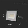 REFLECTOR LED SMD 30W 6400K IP65 - NEGRU