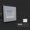 REFLECTOR LED SMD 50W 4000K IP65 - NEGRU