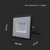 REFLECTOR LED SMD 50W 6500K IP65 - NEGRU