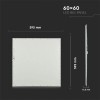 PANOU LED 40W 60CM X 60CM 4500K ALB NEUTRU