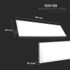 PANOU LED 29W 120CM X 30CM 6400K ALB RECE PANOU LED 29W 120CM X 30CM 6400K ALB RECE