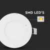 PANOU LED 3W ROTUND 6400K ALB RECE