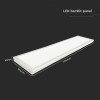 PANOU LED 36W 2IN1 120 X 30CM 6500K ALB RECE