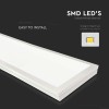 PANOU LED 36W 2IN1 120 X 30CM 6500K ALB RECE