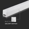 CORP ILUMINAT LED T5 7W 60CM 4000K ALB NEUTRU CIP SAMSUNG