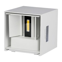 CORP ILUMINAT LED 6W IP65 3000K ALB CALD