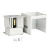 CORP ILUMINAT LED 6W IP65 3000K ALB CALD