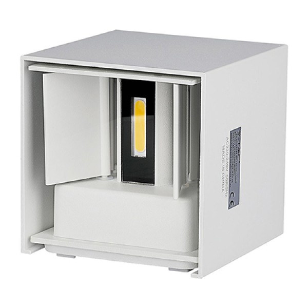 CORP ILUMINAT LED 6W IP65 3000K ALB CALD
