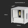 CORP ILUMINAT LED 6W IP65 3000K ALB CALD