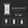 CORP ILUMINAT LED 6W IP65 3000K ALB CALD