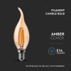 BEC LED E14 4W CU FILAMENT 2200K ALB CALD BEC LED E14 4W CU FILAMENT 2200K ALB CALD