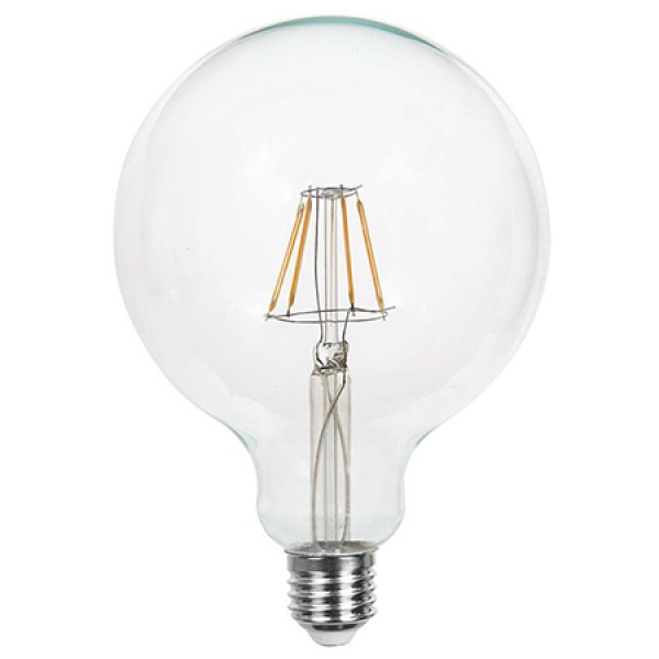 BEC LED G125 E27 12.5W CU FILAMENT 3000K ALB CALD