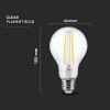 BEC A60 E27 FILAMENT LED 12W 3000K ALB CALD