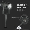 LAMPA GRADINA IP65 12W 4000K ALB NEUTRU - NEGRU