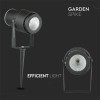 LAMPA GRADINA IP65 12W 4000K ALB NEUTRU - NEGRU
