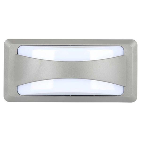 CORP ILUMINAT EXTERIOR 12W IP65 3000K ALB CALD