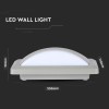 CORP ILUMINAT EXTERIOR 12W IP65 4000K ALB NEUTRU