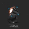 LAMPA LED MONTAJ PERETE 6W 4000K ALB NEUTRU - NEGRU
