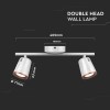 LAMPA LED MONTAJ PERETE 2X6W 4000K ALB NEUTRU - ALB LAMPA LED MONTAJ PERETE 2X6W 4000K ALB NEUTRU - ALB