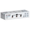 LAMPA LED MONTAJ PERETE 18W 4000K ALB NEUTRU, NEGRU