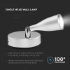 LAMPA LED MONTAJ PERETE 4.5W 4000K ALB NEUTRU - ALB