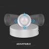 LAMPA LED MONTAJ PERETE 4.5W 4000K ALB NEUTRU - ALB