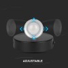 LAMPA LED MONTAJ PERETE 4.5W 4000K ALB NEUTRU - NEGRU LAMPA LED MONTAJ PERETE 4.5W 4000K ALB NEUTRU - NEGRU