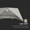 LAMPA PERETE LED 5W IP65 3000K - GRI