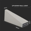 LAMPA LED 6W IP65 3000K ALB CALD - GRI