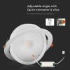 PANOU LED UNGHI REGLABIL 30W 6400K ALB RECE