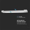 LAMPA LED MONTAJ PERETE IP44 18W 4000K ALB NEUTRU LAMPA LED MONTAJ PERETE IP44 18W 4000K ALB NEUTRU