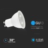 BEC SPOT LED GU10 7.5W 38' 4000K ALB NEUTRU, CIP CREE BEC SPOT LED GU10 7.5W 38' 4000K ALB NEUTRU, CIP CREE