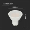 BEC SPOT LED GU10 10W 6500K ALB RECE, CIP SAMSUNG
