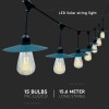 GHIRLANDA SOLARA 15.6M 45W IP44 3000K