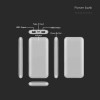 POWER BANK 10000MAH CU CABLU 30CM TIP C - ARGINTIU POWER BANK 10000MAH CU CABLU 30CM TIP C - ARGINTIU