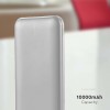 POWER BANK 10000MAH CU CABLU 30CM TIP C - ARGINTIU POWER BANK 10000MAH CU CABLU 30CM TIP C - ARGINTIU