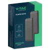 POWER BANK 10000MAH CU CABLU 30CM TIP C  -  NEGRU