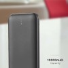 POWER BANK 10000MAH CU CABLU 30CM TIP C  -  NEGRU