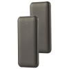 POWER BANK 10000MAH CU CABLU 30CM TIP C  -  GRI ANTRACIT
